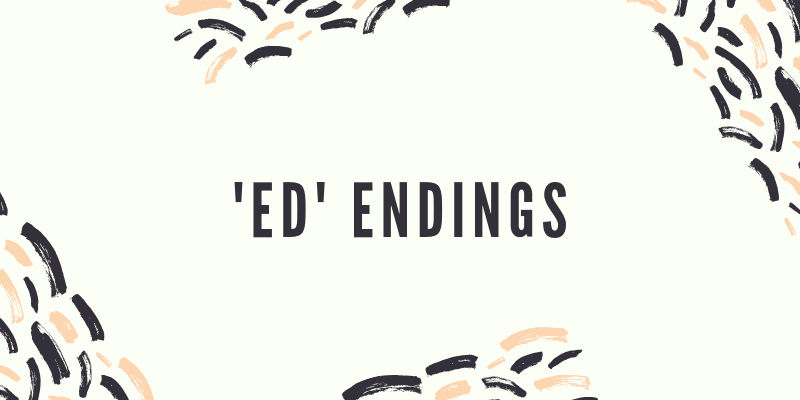 ed endings