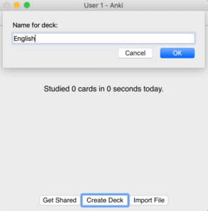 anki name deck