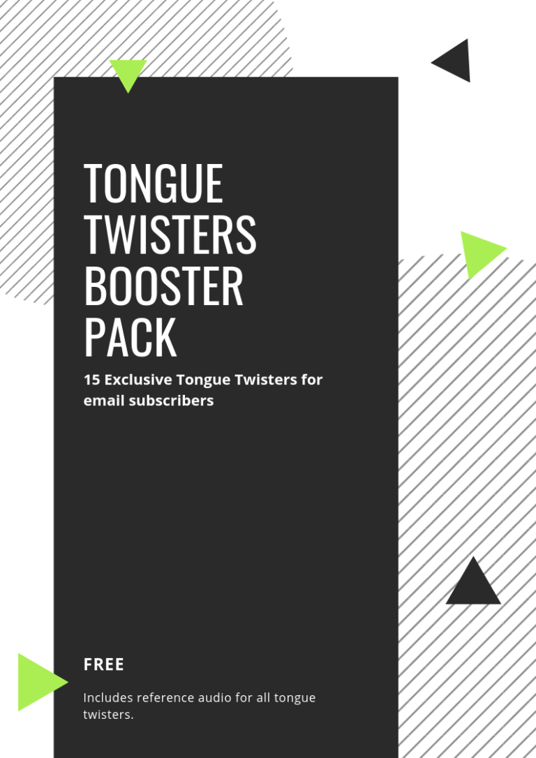 tongue twisters booster pack