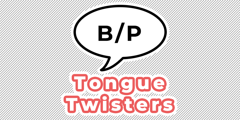 B P Tongue Twisters English Xp