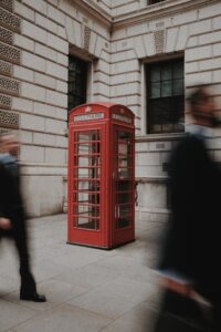 old phone box